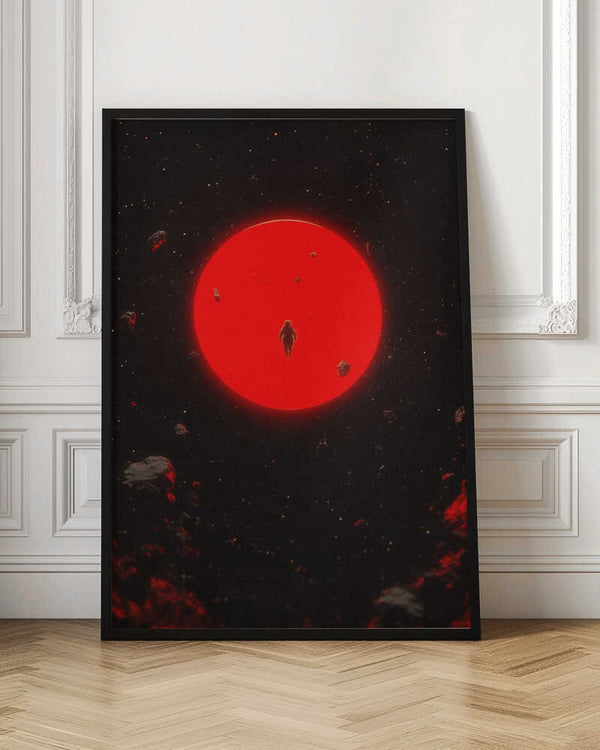 Tablou înramat „Red Moon” de Taudalpoi