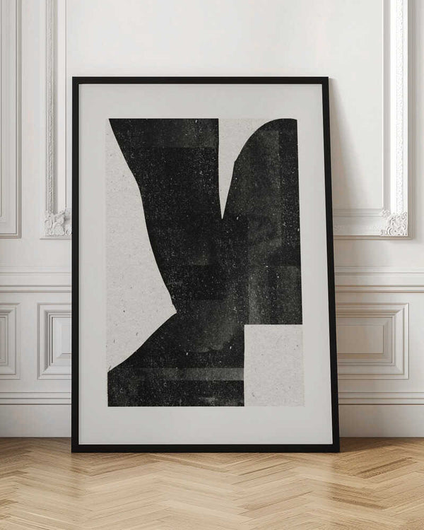 Tablou înramat „Dark Silhouette Form” de THE MIUUS STUDIO