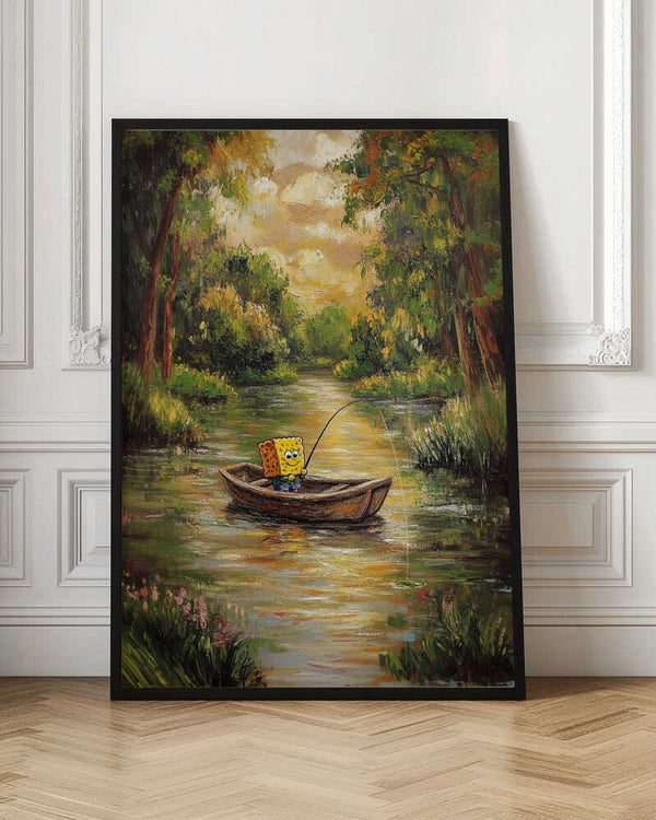 Tablou înramat „Bob by the river” de Dikhotomy