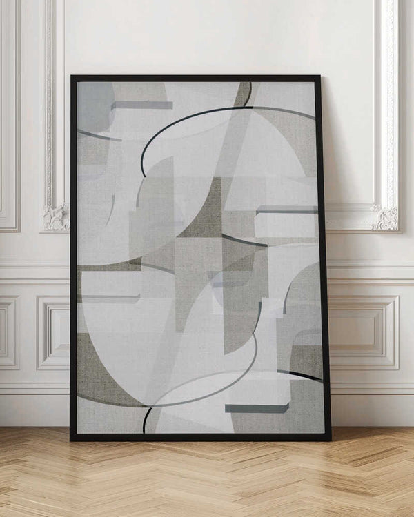 Tablou înramat „Neutral Curves 3” de cartissi