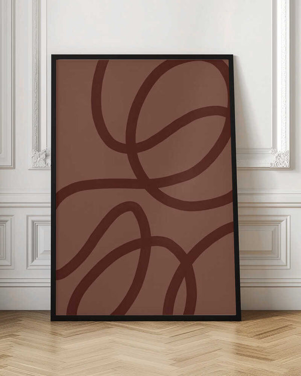 Tablou înramat „Loops in Motion” de Treechild