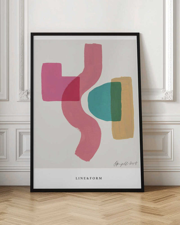 Tablou înramat „Shapes in Motion” de Treechild