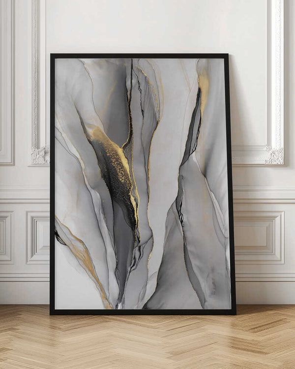 Tablou înramat „Golden Veins” de Alevtina Shelest