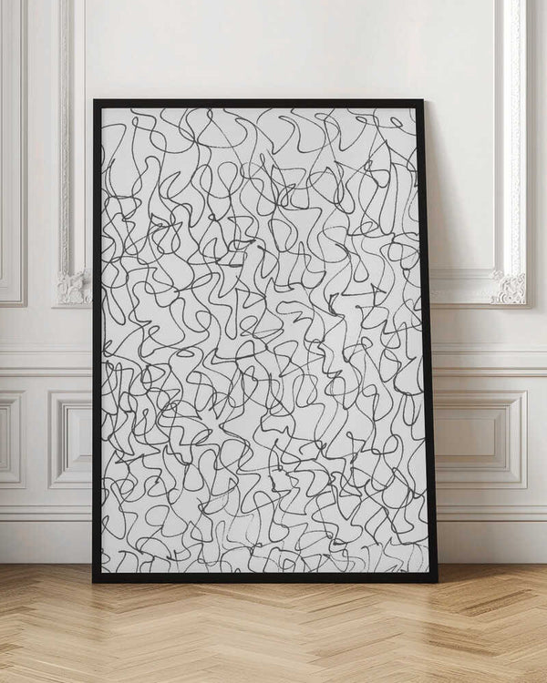 Tablou înramat „Chaotic Line 2” de Isabelle Brent