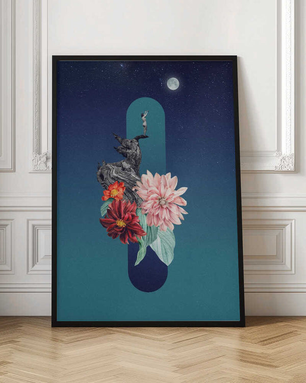 Tablou înramat „Full Moon” de Dominik Przerwa