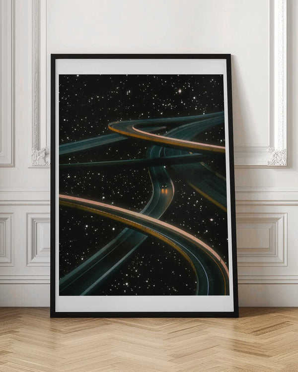 Tablou înramat „Driving Alone Thinking of You” de Taudalpoi