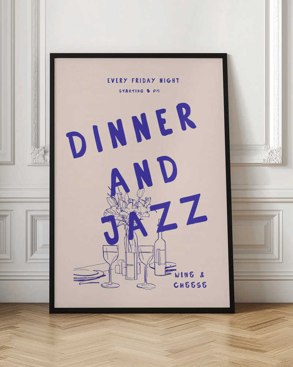 Tablou înramat „Jazz Night Feast” de Treechild