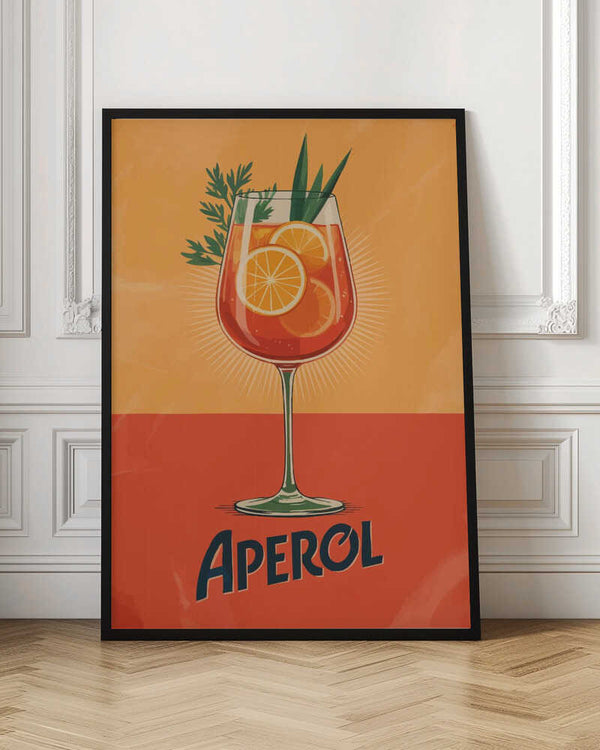 Tablou înramat „Aperol Vintage No 3” de Andreas Magnusson