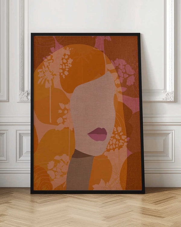 Tablou înramat „Floral Silhouette” de Dina Dankers