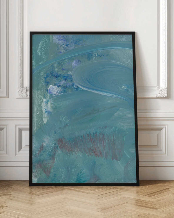 Tablou înramat „Azure Whispers” de Maira Ribena