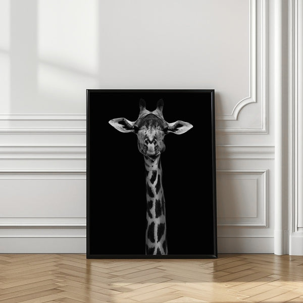 Tablou înramat „Giraffe Portrait” de WildPhotoArt
