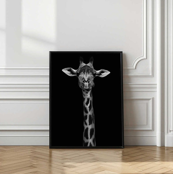 Tablou înramat „Giraffe Portrait” de WildPhotoArt