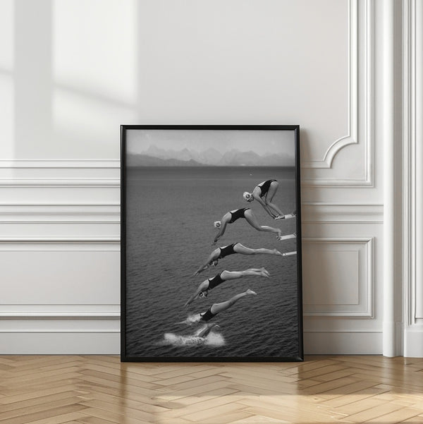 Tablou înramat „The beauty of diving” de Greetje van Son