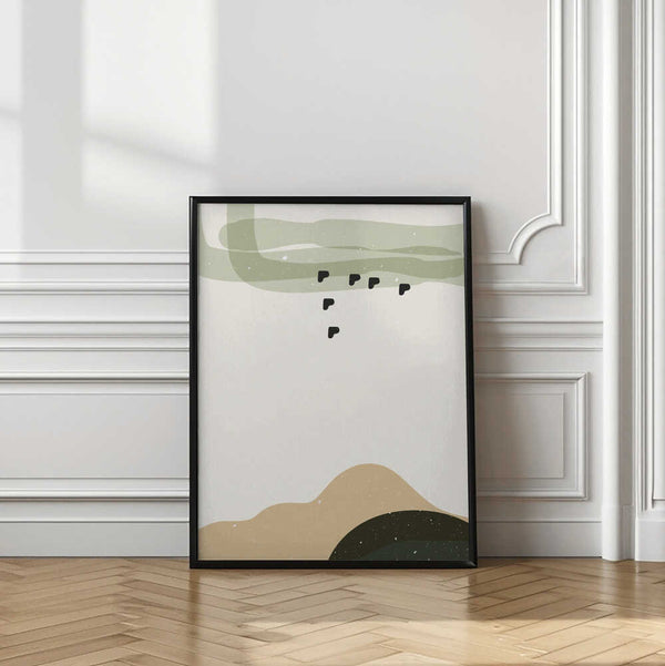 Tablou înramat „Abstract composition 9” de NKTN