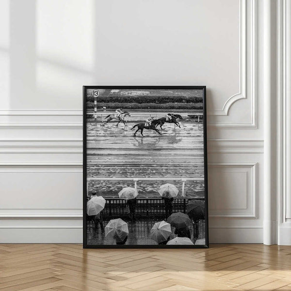 Tablou înramat „ Horse racing” de Takashi Hasegawa