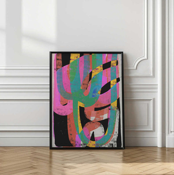 Tablou înramat „Colorful Chaos” de Treechild