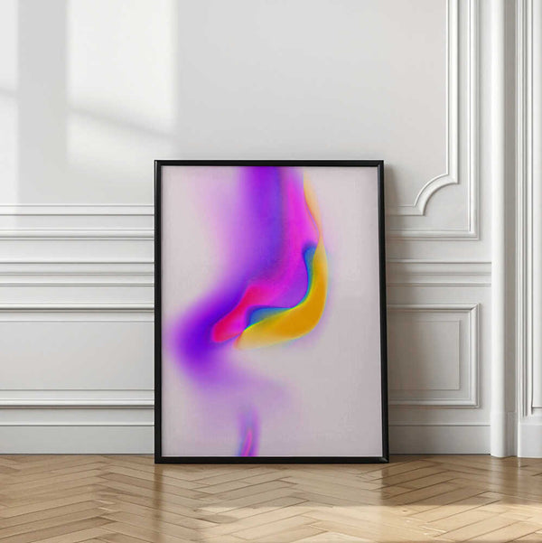 Tablou înramat „Neon Whirl” de Treechild