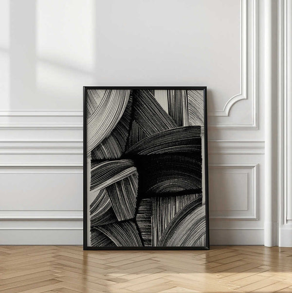 Tablou înramat „Curved Line Symphony” de Treechild