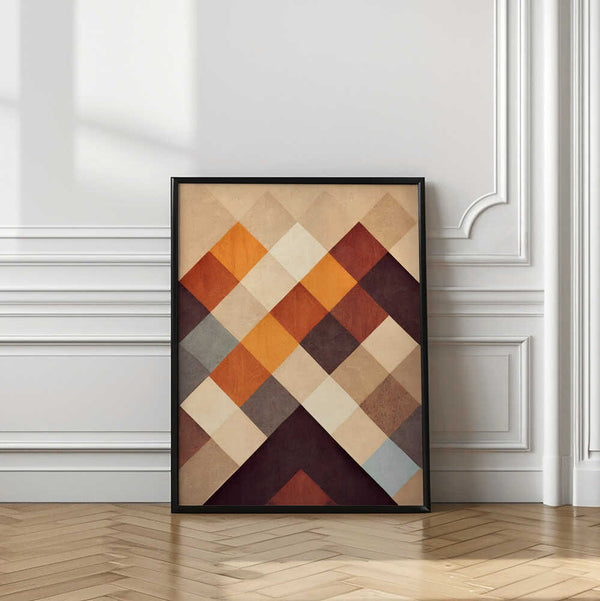 Tablou înramat „Geometric Harmony” de Treechild