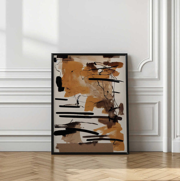 Tablou înramat „Earthy Strokes” de Treechild