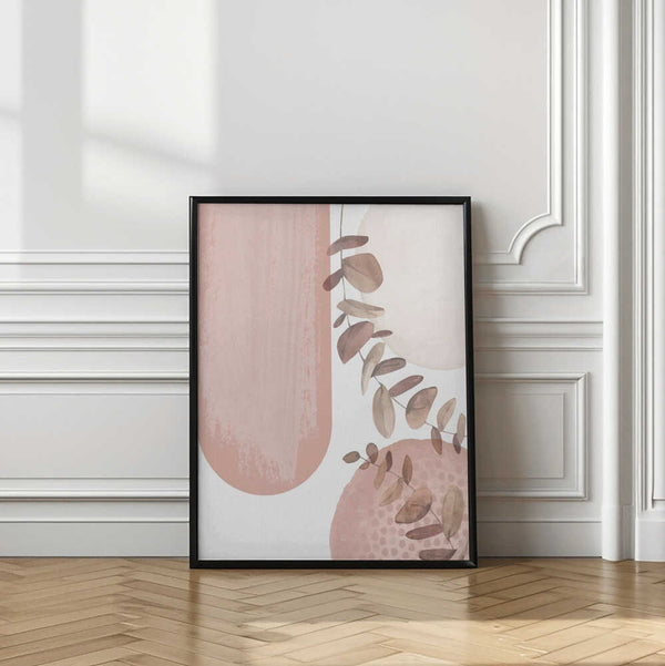 Tablou înramat „boho pink-2” de Sally Ann Moss