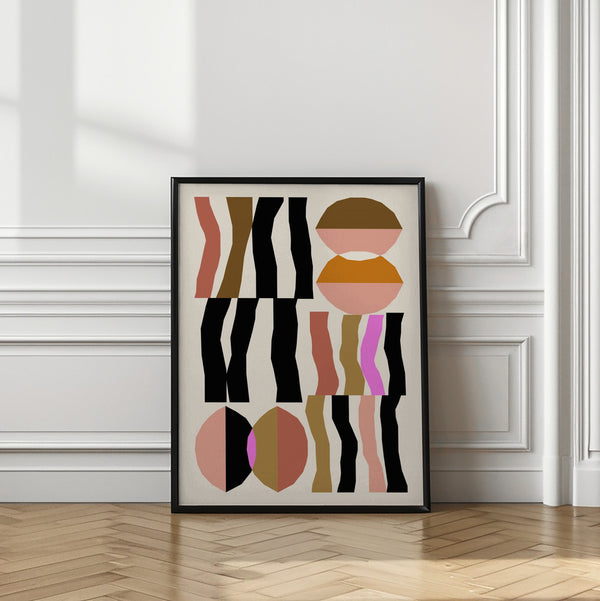 Tablou înramat „Abstract composition 26” de NKTN