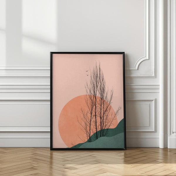 Tablou înramat „Sunset Memories” de Kubistika