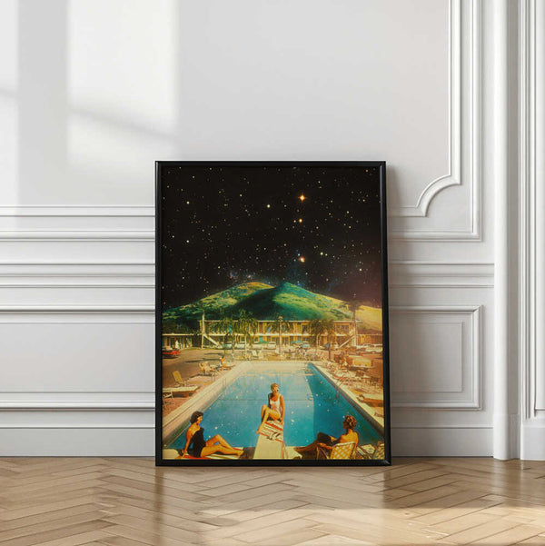 Tablou înramat „Space Pool” de Taudalpoi