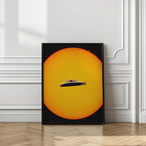 Tablou înramat „Space Chase” de Taudalpoi