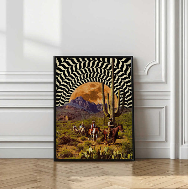 Tablou înramat „Illusionary Cowboys” de Taudalpoi