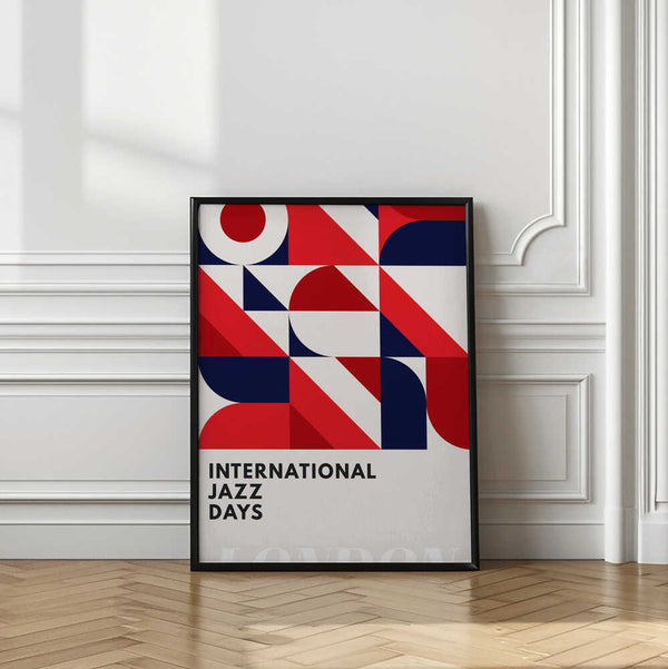Tablou înramat „Jazz Days London” de Kubistika