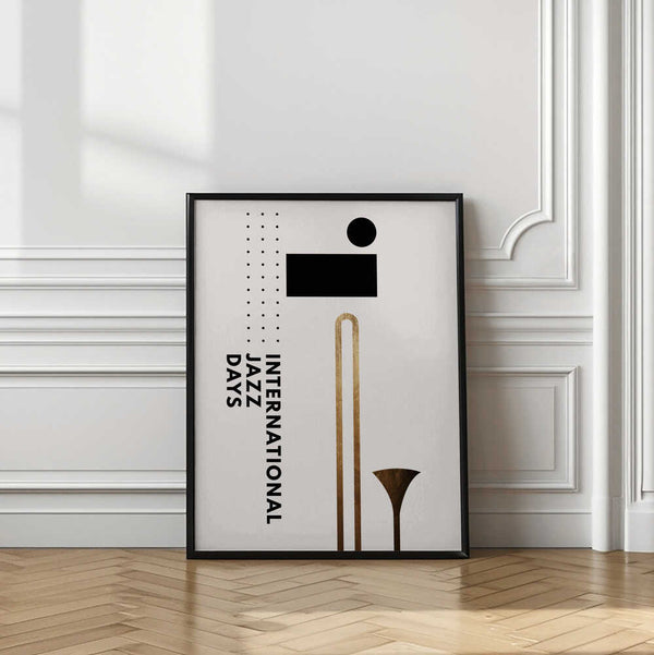 Tablou înramat „Jazzy Days 3” de Kubistika