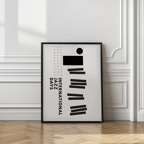 Tablou înramat „Jazzy Days 4” de Kubistika