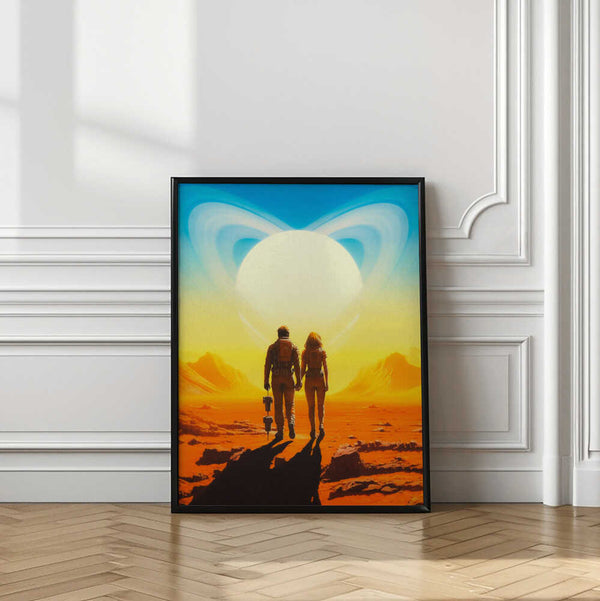 Tablou înramat „Saturn Love” de Taudalpoi