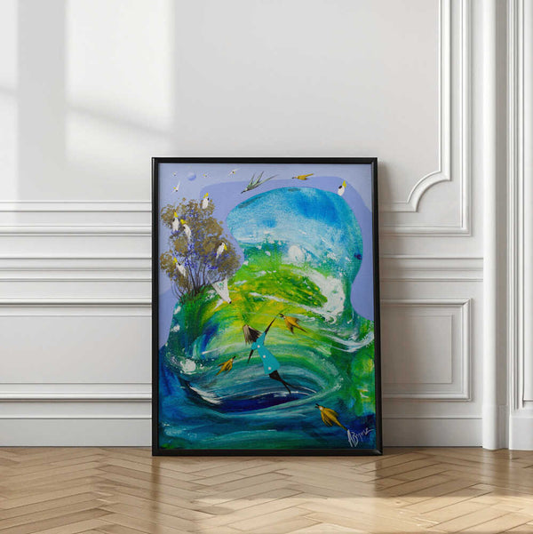 Tablou înramat „A new beginning” de Adam Bogusz