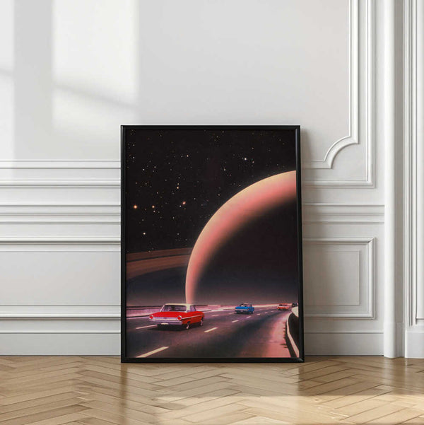 Tablou înramat „Saturn Traffic” de Taudalpoi