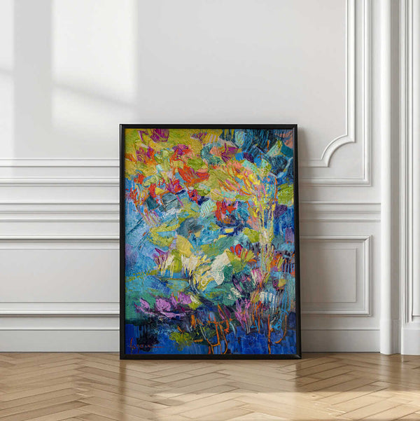 Tablou înramat „Radiant Pond Sonata” de Dorothy Fagan