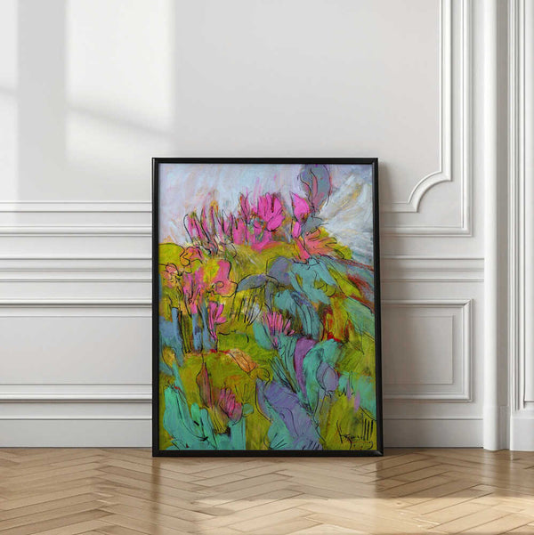 Tablou înramat „Whimsical Garden Dreams” de Dorothy Fagan