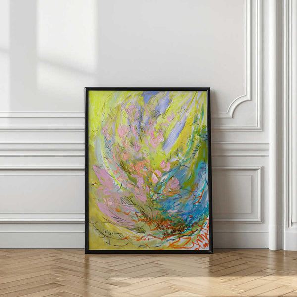 Tablou înramat „Whirl of Petals” de Dorothy Fagan