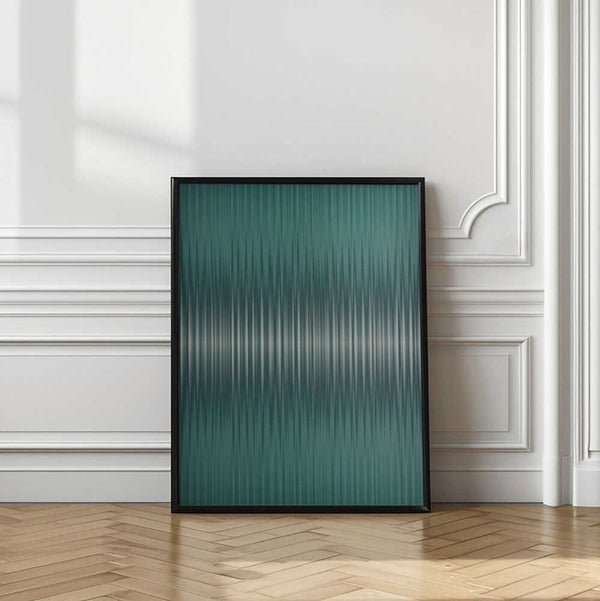 Tablou înramat „Euphoria - Green and White” de Alma