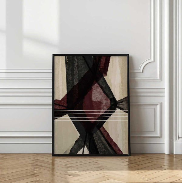 Tablou înramat „Movement III” de Gemma Bardot