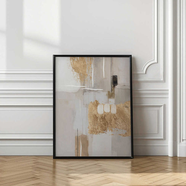 Tablou înramat „Golden Canvas” de Sally Ann Moss