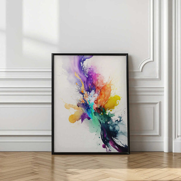 Tablou înramat „Vibrant Color Burst” de Mauro