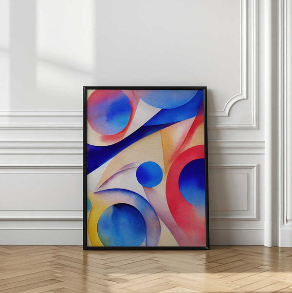 Tablou înramat „Nature Inspired Abstract Watercolor (Day 10)” de Mauro