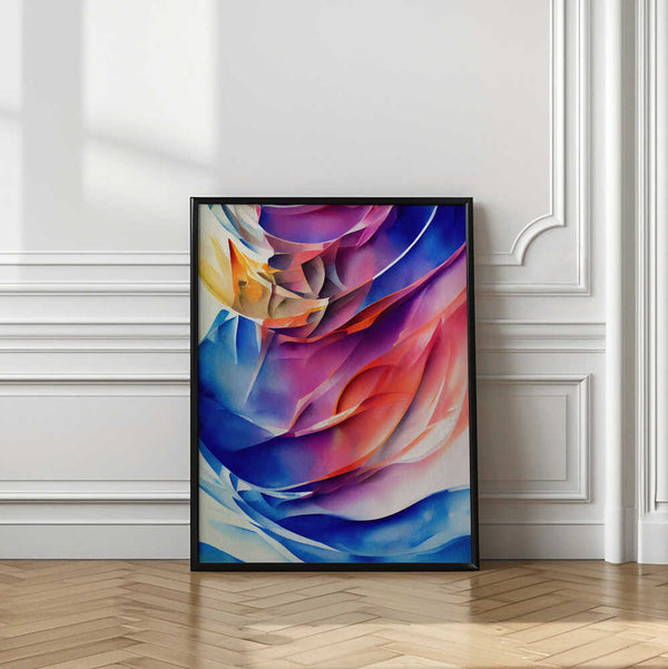 Tablou înramat „Nature Inspired Abstract Watercolor (Day 42)” de Mauro