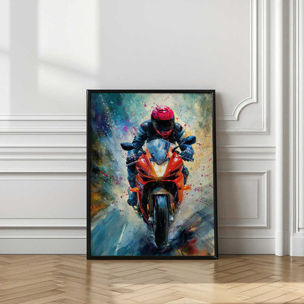 Tablou înramat „Sport Motor 1” de Justyna Jaszke