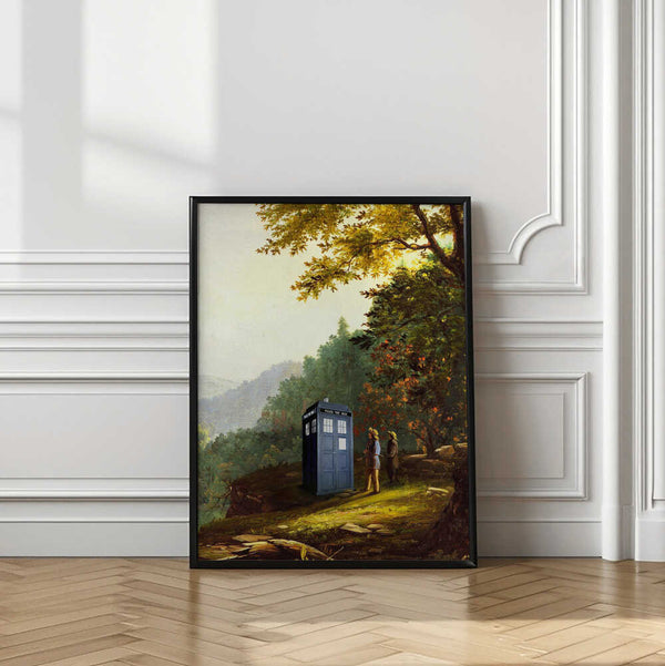 Tablou înramat „Is Time Travel Possible” de Dikhotomy