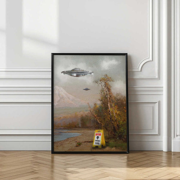 Tablou înramat „Restricted Area” de Dikhotomy