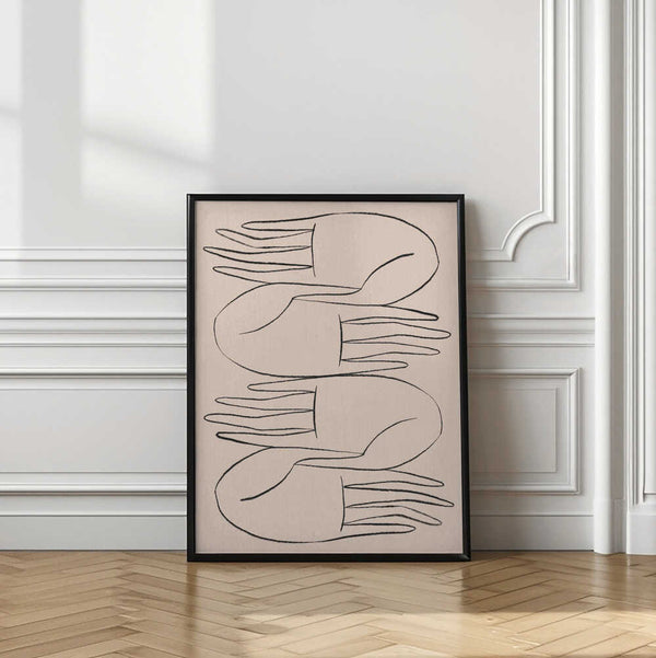 Tablou înramat „Helping Hands” de Kit Agar