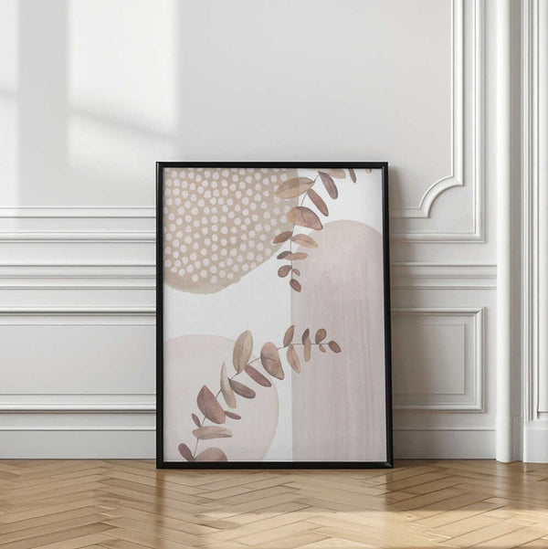 Tablou înramat „Boho In Neutral 1” de Sally Ann Moss